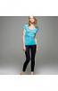 Sheer mini rib scoop neck t-shirt