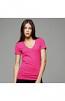 Jersey deep v-neck t-shirt