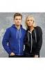 Unisex polycotton fleece full zip hoodie