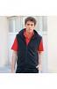 Sleeveless microfleece jacket