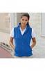 Women's sleeveless microfleece jacket