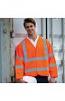 High-visibility motorway coat