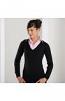 Women's v-neck knitted sweater