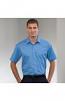 Short sleeve polycotton easycare poplin shirt