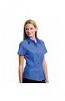 Women's workplace Oxford blouse short sleeved