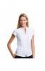 Women's continental blouse mandarin collar cap sleeve