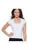 Women's corporate top scoop neck