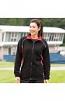 Women's piped microfleece jacket