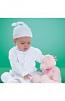 Baby top knotted hat