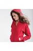 Women's zip through hoodie jacket