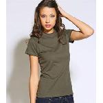 Jersey short sleeve crew neck T-shirt