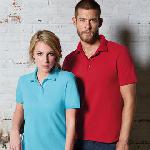 Anvil adult double piqué polo