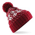 Fair Isle snowstar beanie