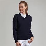 V-neck cotton sweater (LKC2387VN)