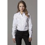 Women's contrast premium Oxford shirt long sleeved