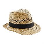 Straw summer trilby