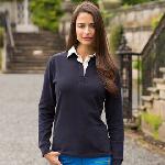 Women's premium superfit rugby shirt - tag-free