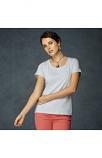 Anvil women's featherweight scoop tee