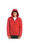 B&C Hooded full zip /men