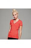 Triblend deep v-neck t-shirt