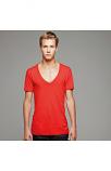 Unisex Jersey deep v-neck t-shirt