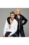 Unisex triblend full zip hoodie