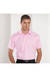 Short sleeve tailored ultimate non-iron shirt