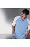 Polo base ball contrast polo shirt