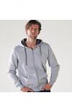 Zip hooded sweatshirt