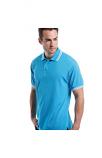 Tipped collar polo