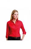 Women's corporate Oxford shirt ¾ sleeved