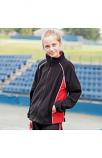 Kids piped microfleece jacket