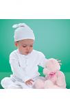Baby top knotted hat