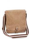 Vintage canvas messenger