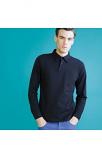 Long sleeve stretch polo