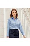 Lady-fit Oxford long sleeve shirt