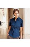 Lady-fit Oxford short sleeve shirt