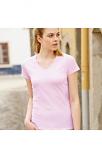 Lady-fit valueweight v-neck tee